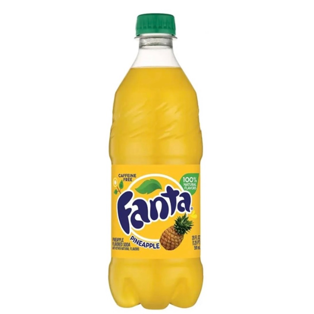 Fanta Pineapple Bottle.