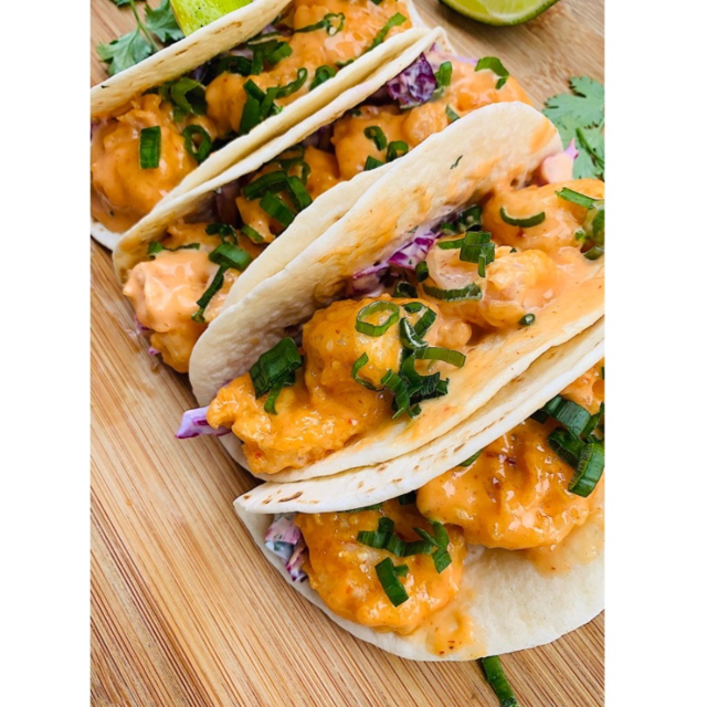 3 Bang Bang Shrimp Tacos