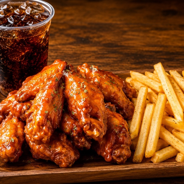 8 PC Fries & Drink.