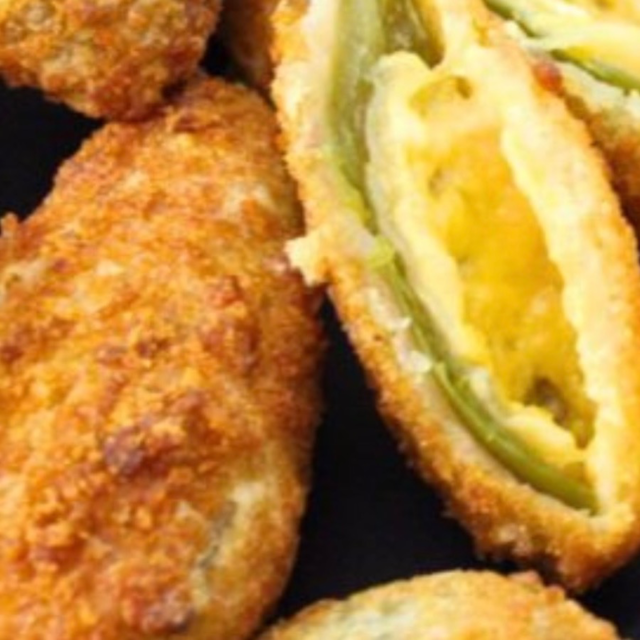 Cheddar Jalapeño Poppers (4 Piece).