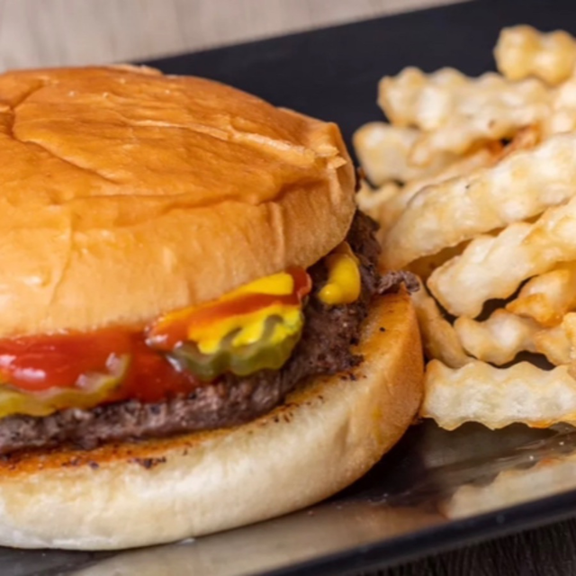 Kids Burger and Fries.