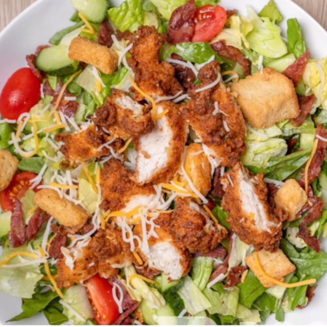 Crispy Chicken Tender Salad