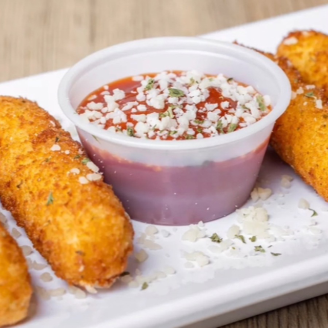 6) Mozzarella Cheese Sticks.