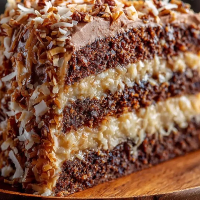 German Chocolate Cake.