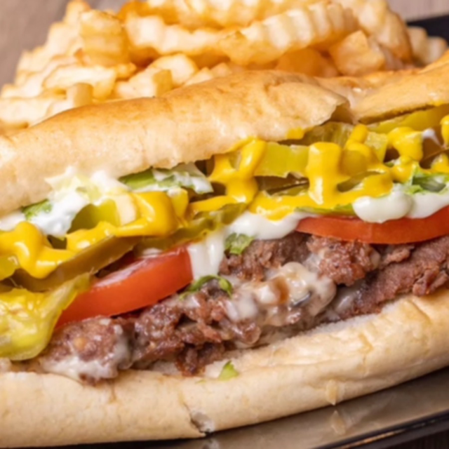 Faimus Phily Cheesesteak.
