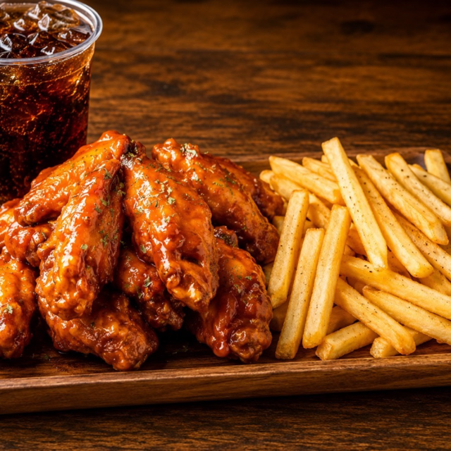 8PC Fries & Drink.