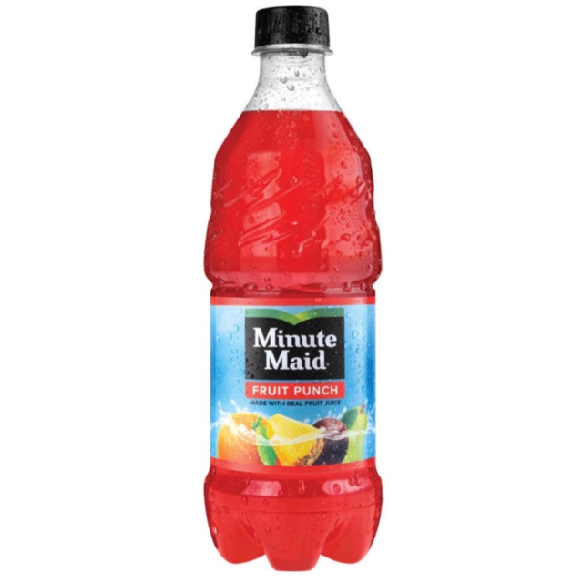 Minute Maid Fruit Punch.
