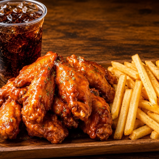 12 PC Fries & Drink.