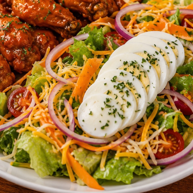 6pc. Wings & Salad